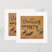 Invitation "Prenez une belle Halloween !" (Devant / Derrière)