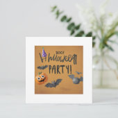 Invitation "Prenez une belle Halloween !" (Debout devant)