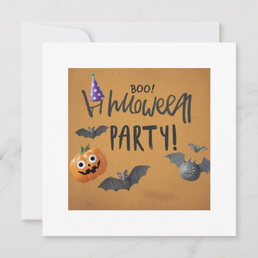 Invitation "Prenez une belle Halloween !" (Devant)
