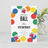 Invitation Prenons un thème de fête Anniversaire de enfant de (Debout devant)