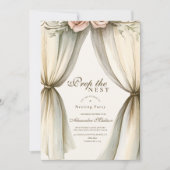 Invitation Préparer le Baby shower de nid (Devant)