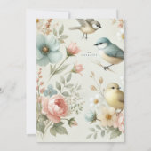 Invitation Préparez Le Nid : Une Fête Pour Le Nouvel Arrivée (Dos)