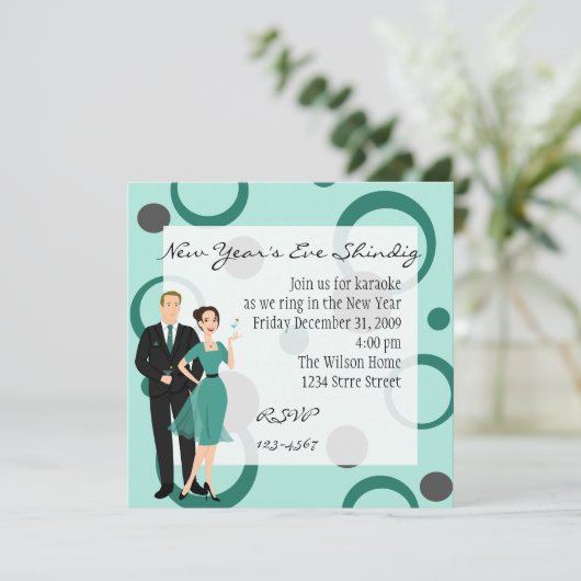 Invitation Préparez Votre Martinis ! (Debout devant)