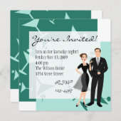Invitation Préparez Votre Martinis ! (Devant / Derrière)