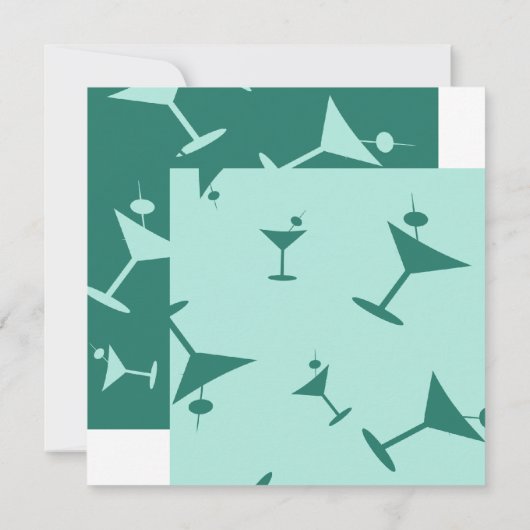 Invitation Préparez Votre Martinis ! (Dos)