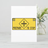 Invitation Préparez-vous à arrêter