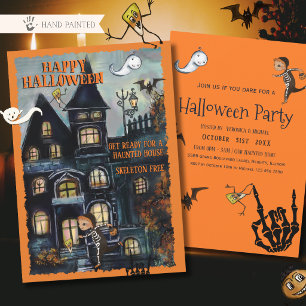 Invitation Préparez-vous pour la fête d'Halloween drôle de ma