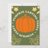 Invitation Préparez-vous pour notre plaisir de la Carving Cit (Dos)