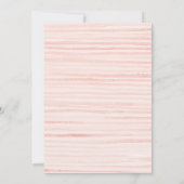 Invitation Preppy Arch manuscrite Coeur photo Fête des mariée (Dos)