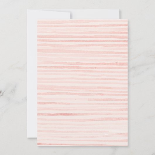 Invitation Preppy Arch manuscrite Coeur photo Fête des mariée (Dos)