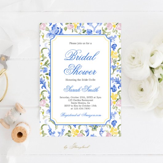 Invitation Preppy Bridal Shower