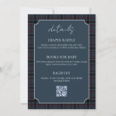 Invitation Preppy Classic Teddy Bear Baby Shower (Dos)