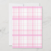 Invitation Preppy Coquette Pink Bow Graduation (Dos)