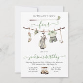 Invitation Preppy Golf Boy fête d'anniversaire (Devant)