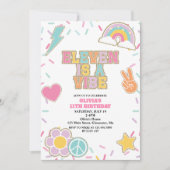 Invitation Preppy Patch Eleven est une Vibe 11e Anniversaire (Devant)