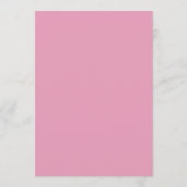 Invitation Preppy Peony Pink Chic Wedding Table Number Card (Dos)