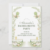Invitation Preppy Pickleball Garden Bachelorette Party (Devant)