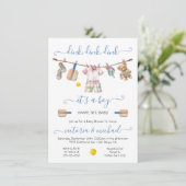 Invitation Preppy Pickleball Party Baby shower Dink (Debout devant)