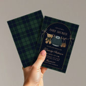 Invitation Preppy Polo Teddy Bear Baby Shower