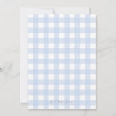 Invitation Preppy Southern Blue Boy Chien Sip & See (Dos)