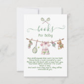 Invitation Preppy Tennis Boy : livres de linge pour bébé (Devant)