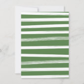 Invitation Preppy Tennis Clothesline Baby Predictions Jeu (Dos)