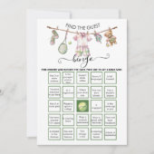 Invitation Preppy Tennis Trouvez l'invité BINGO (Devant)