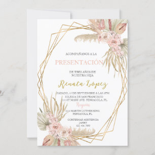 Invitation Presentacion de tres anos