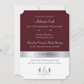Invitation Présentation de collection de luxe dans une boutiq (Devant)