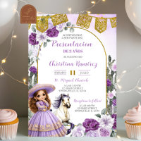 Présentation de Fille Charra Mexicaine Fleur Viole