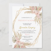 Invitation Présentation de trois ans  (Devant)