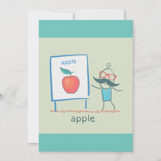 Invitation Présentation d'une Apple (Devant)