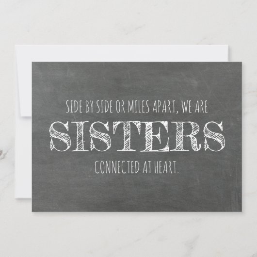 Invitation Présentatrice de tableau de bord / La servante d'h (Devant)