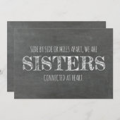 Invitation Présentatrice de tableau de bord / La servante d'h (Devant / Derrière)