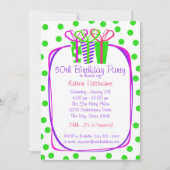 Invitation Présente la fête des cadeaux (Devant)