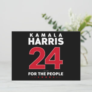 Invitation Président 47 Kamala Harris 2024 Soutien Madame