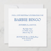 INVITATION PRESQUE HONEY FLOWING ABSTRAIT (Dos)