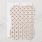 Invitation Presque Mauve Lilac Gold Foil Golden Bees Mariage (Dos)