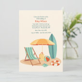 Invitation presse de la plage de partie (Debout devant)