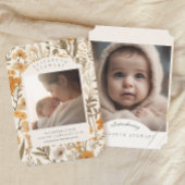 Invitation Pressé Fleur Automne 2 Photo