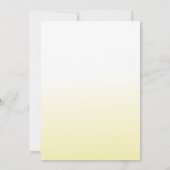 Invitation Prêt À Atteindre Le Baby shower Chick De Ressort J (Dos)