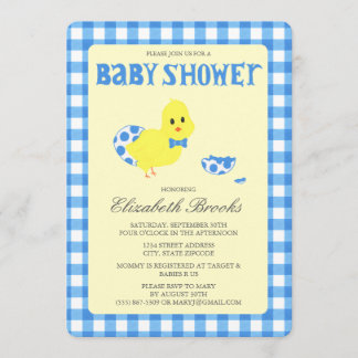 Invitation Prêt À Atteindre Le Baby shower Chicky Boy