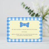 Invitation Prêt à éclore Chicky Boy Baby Shower (Debout devant)