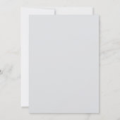 Invitation Prêt à faire sauter le baby shower gris du ballon (Dos)