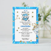 Invitation Prêt à jouer et Baby shower de garçon moderne (Debout devant)