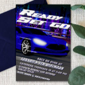 Invitation Prêt à partir - Course 