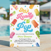 Invitation Prêt à pop Baby shower Popsicle