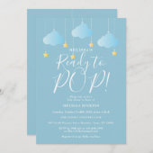 Invitation Prêt À Pop Twinkle Twinkle Baby shower (Devant / Derrière)