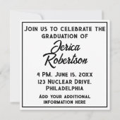 Invitation Prêt à rayonner (Dos)