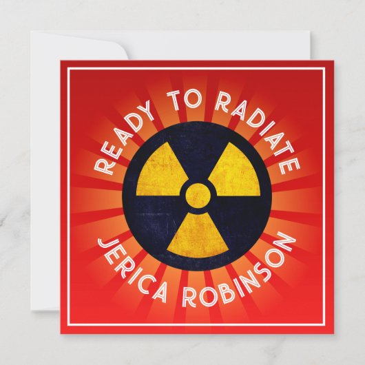 Invitation Prêt à rayonner (Devant)